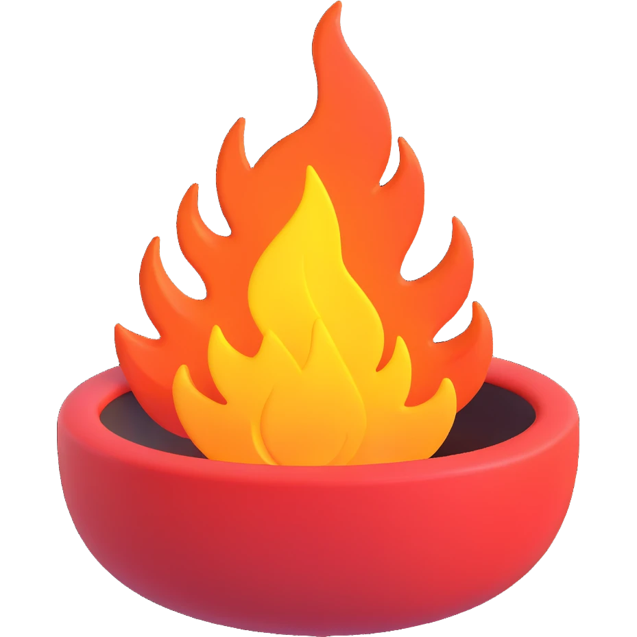 A fire ring emoji emoji