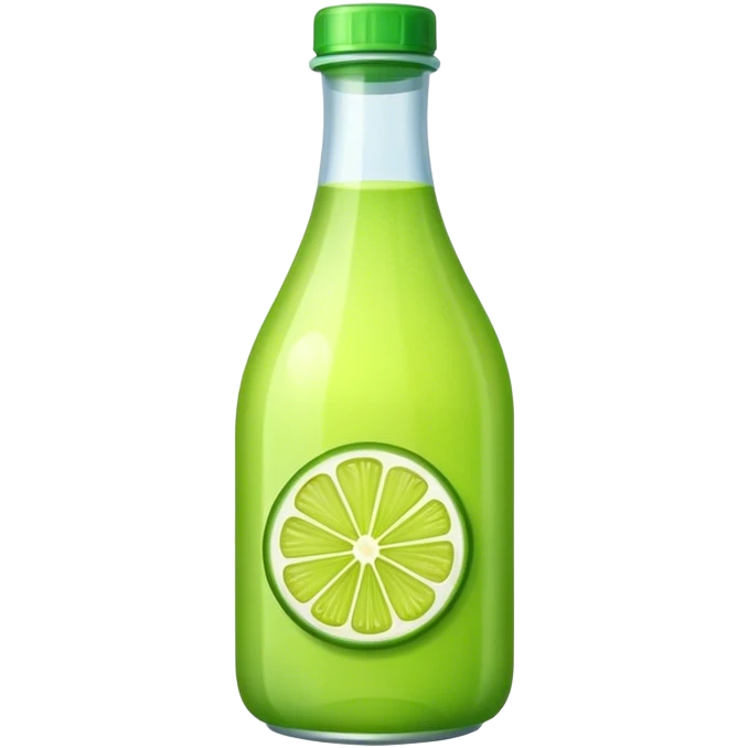 Bottled lime juice emoji