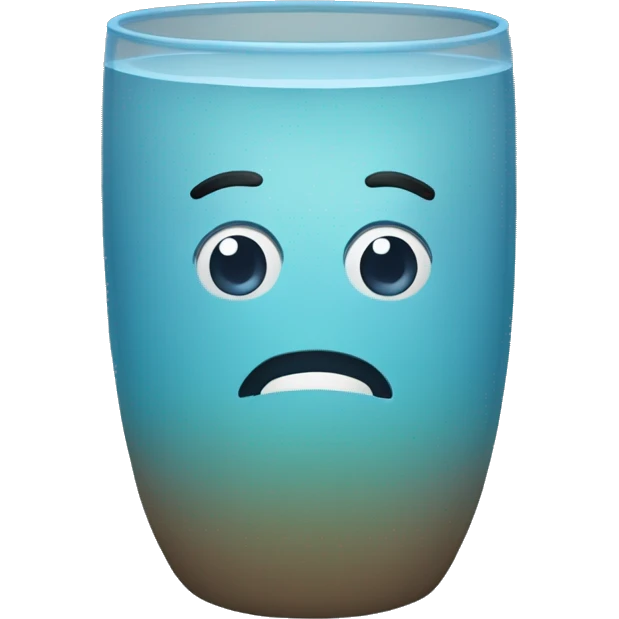 Vaso de agua  emoji