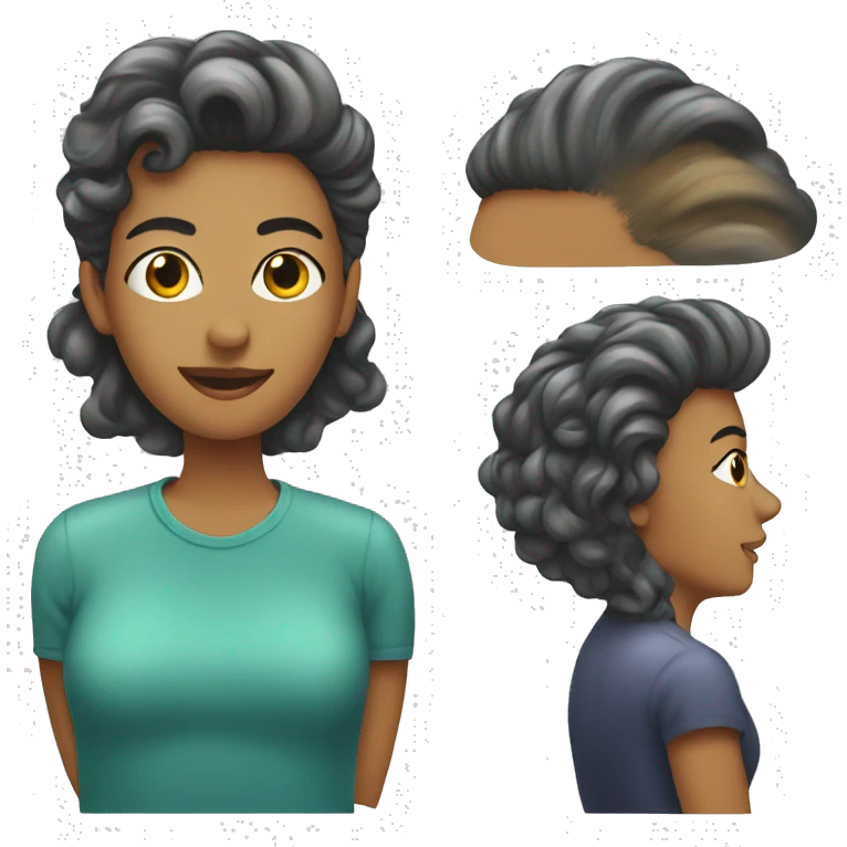person getting their hair dyed emoji