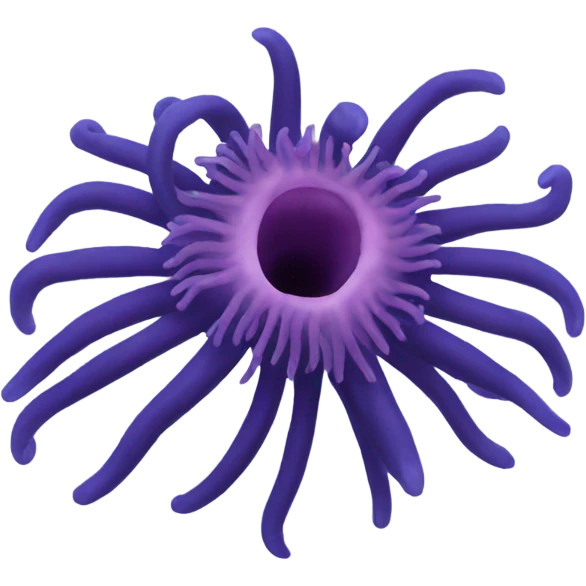 Sea anemone emoji