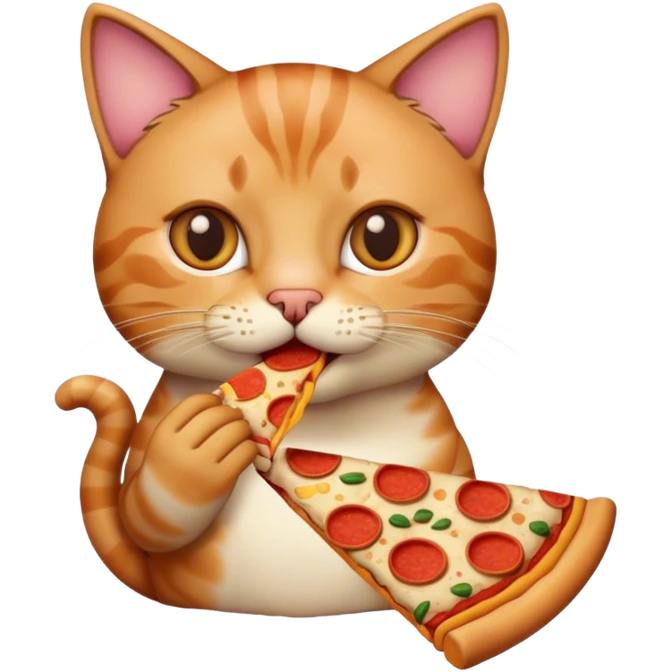 Pizza cat emoji