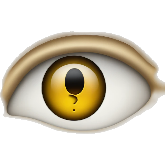 eye inside question mark emoji