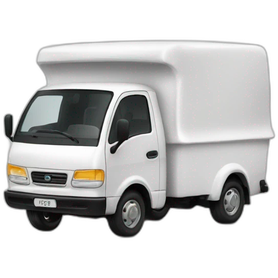 une camionette blanche emoji