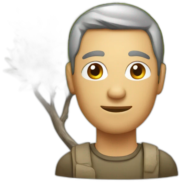 man with olive tree emoji