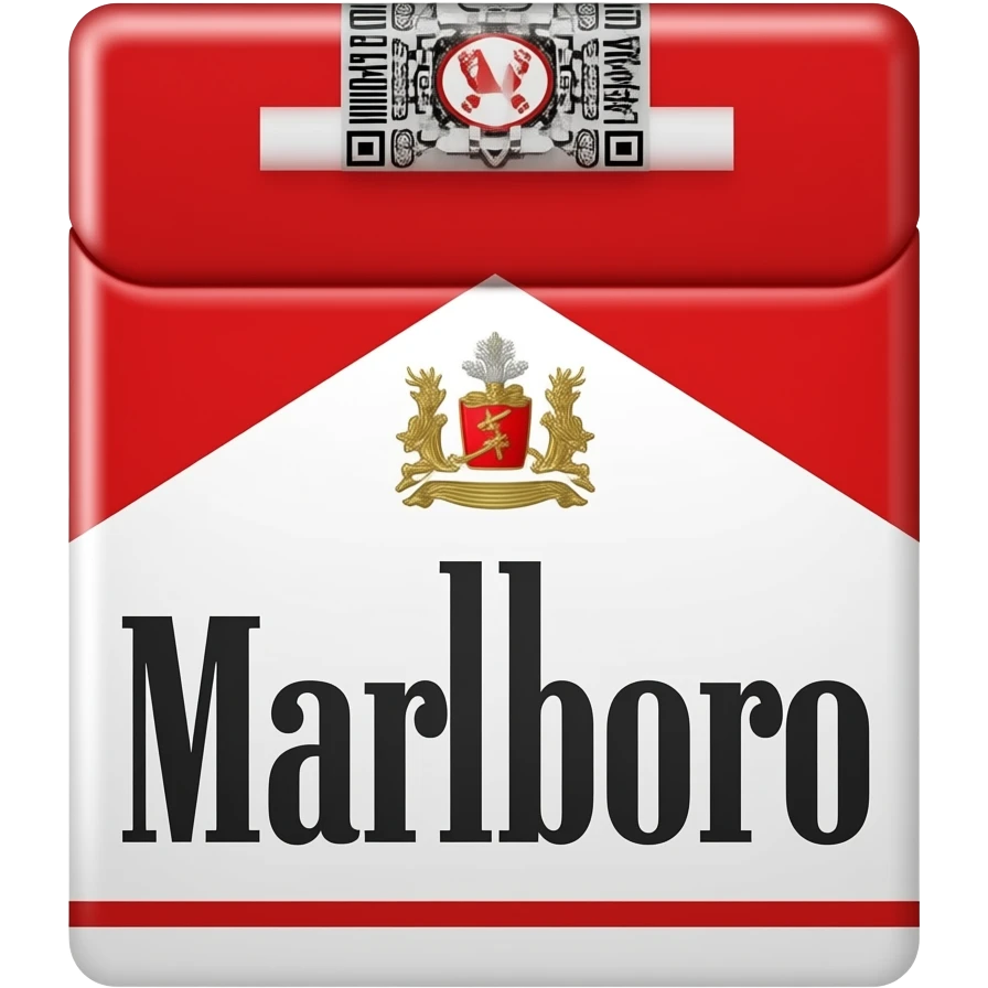Marlboro red emoji