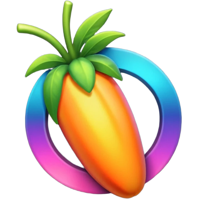Сделай логотип Fl Studio emoji