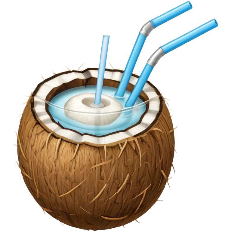 summer beach coconut drink emoji