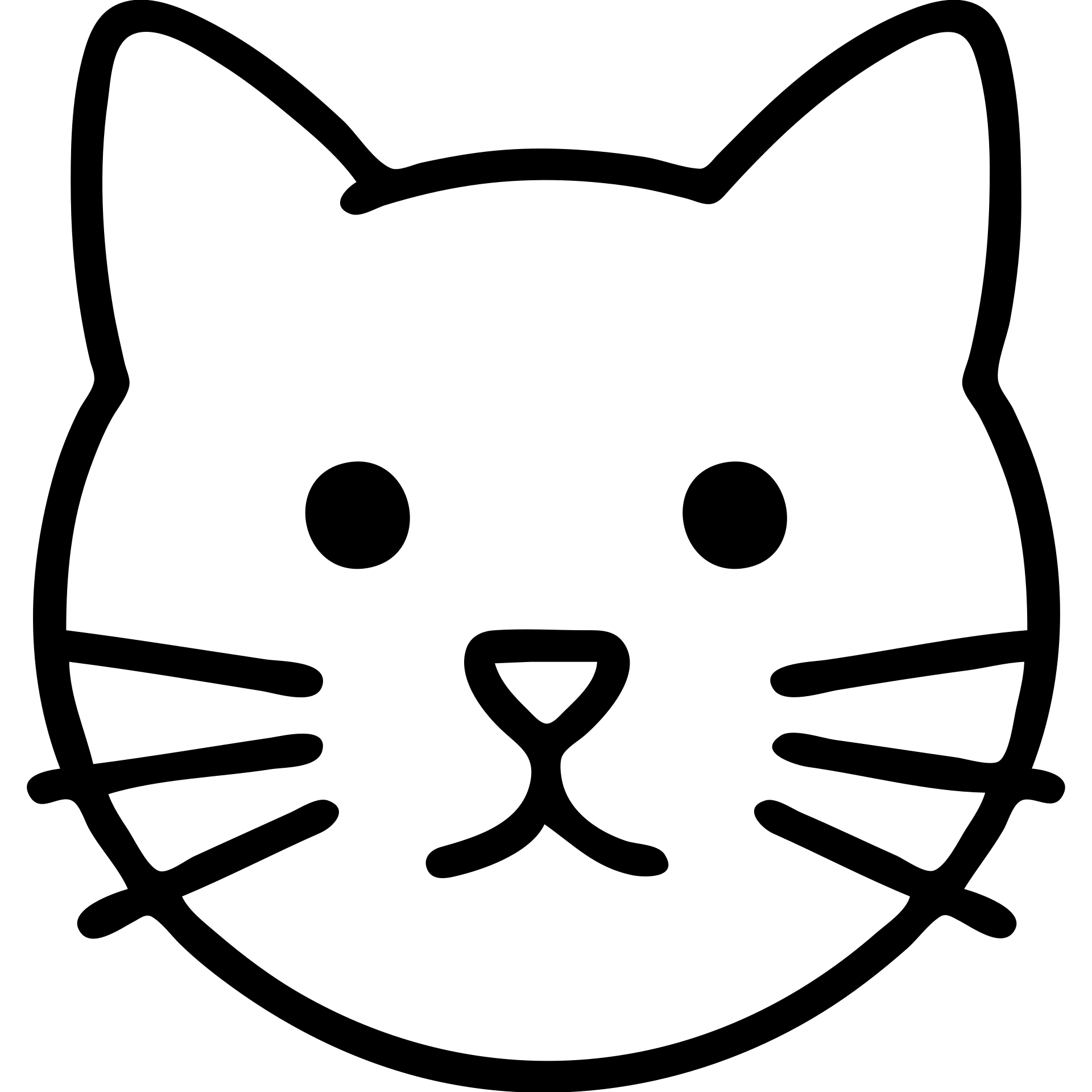 A cat face with whiskers and pointy ears emoji