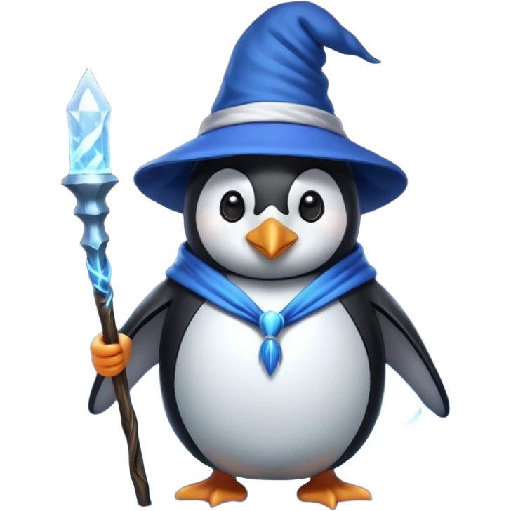 Penguin Wizard emoji