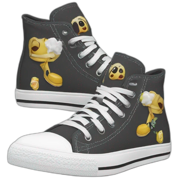 Zapatillas personalizadas nombre Lourdes emoji