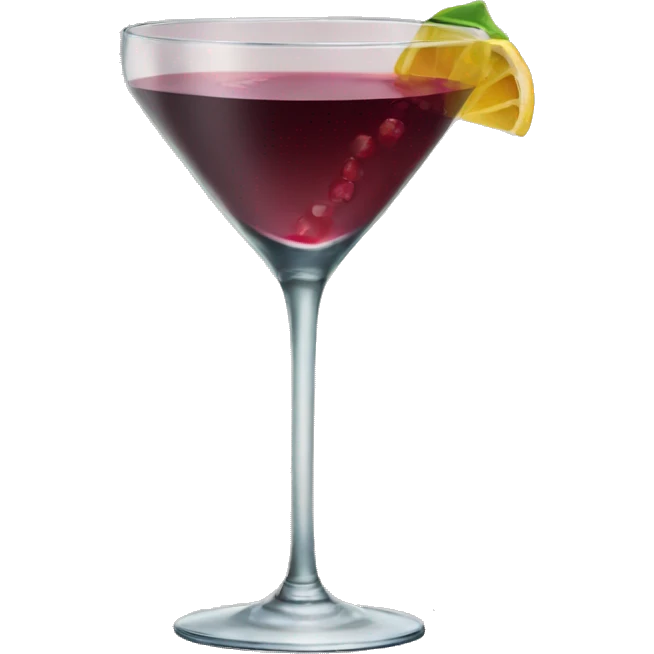 Cocktail in wine glass emoji