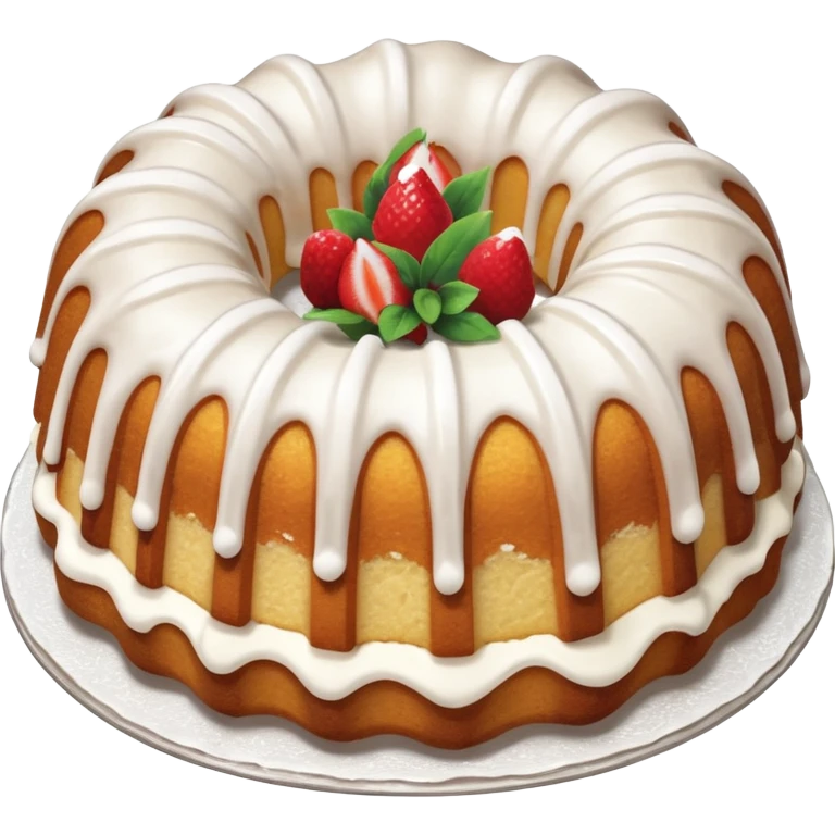 vanilla bundt cake emoji