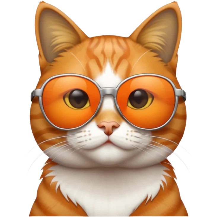 Cat wearing sunglasses emoji