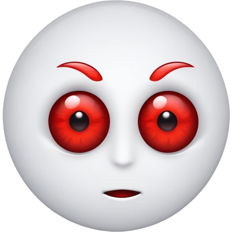 Red eyes/low emoji  emoji