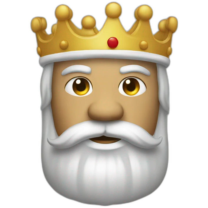 KING logo sick emoji