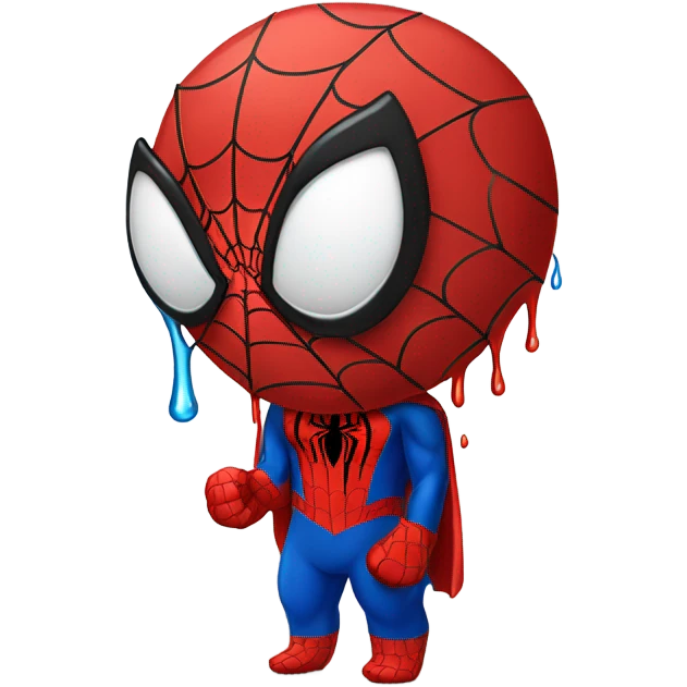 spiderman crying  emoji