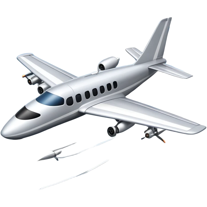 An icon featuring a remote-controlled model airplane soaring through the sky and clouds, with a detailed transmitter in the foreground. The sky is clear with motion lines showing flight. Transparent background emphasizes the precision, creativity, and joy of aeromodelling as a sport. emoji