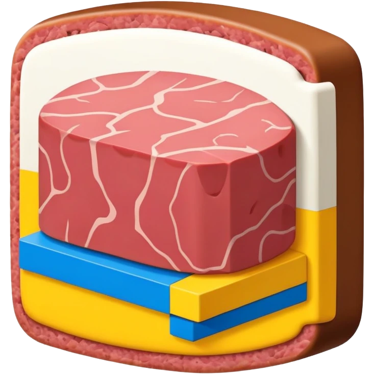  spam meat mondrian style landscape  emoji