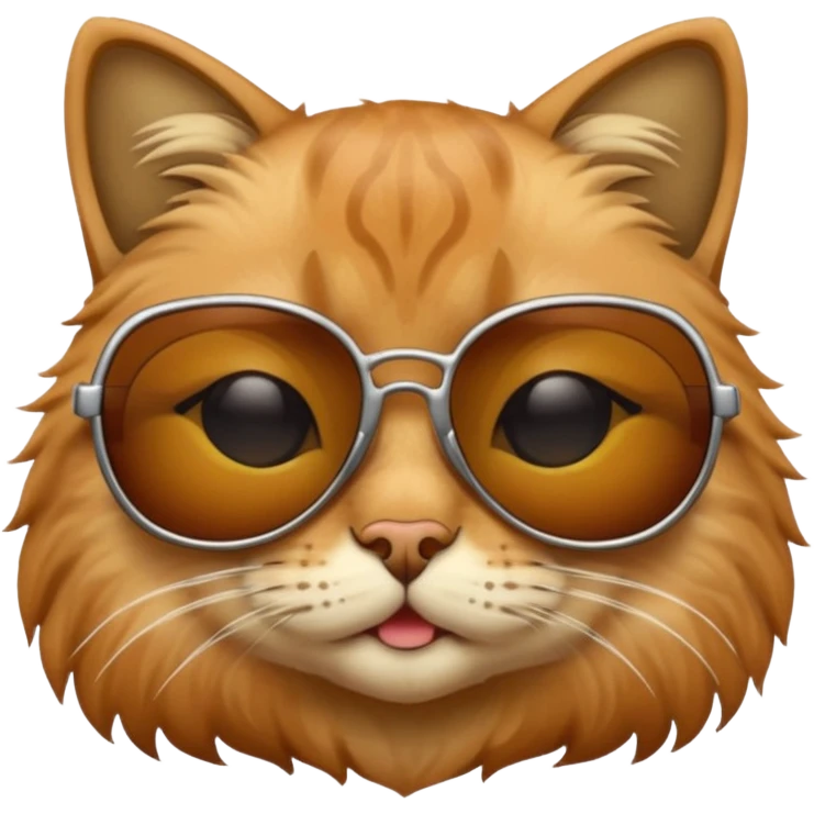 Cat wearing sunglasses emoji