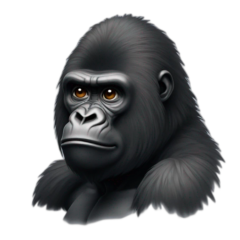 Gorille cool emoji