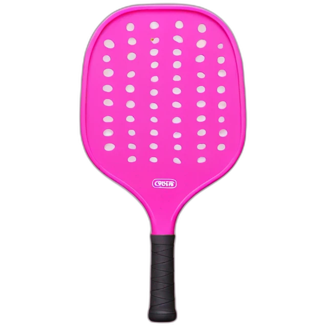 pink pickleball paddle emoji