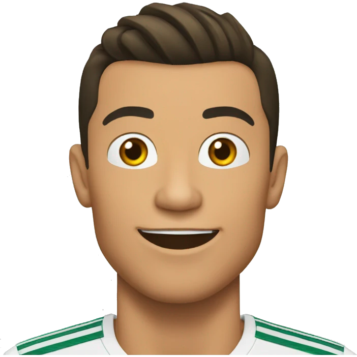 Cristiano Ronaldo saying SIIUU emoji