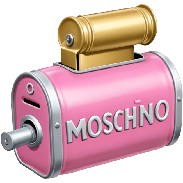 Moschino style spam can shoe sculpture  emoji