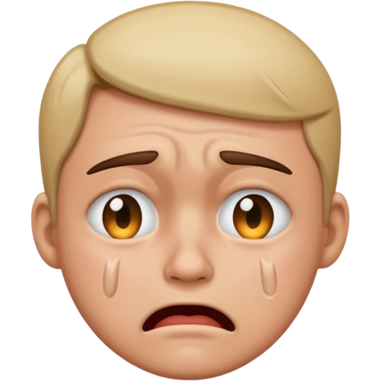 mad and crying emoji