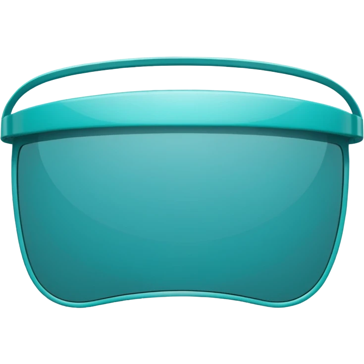 Sun Visor,teal emoji