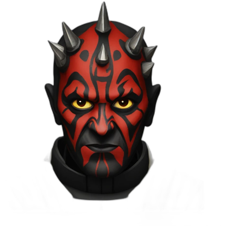 Darth maul as the pope emoji