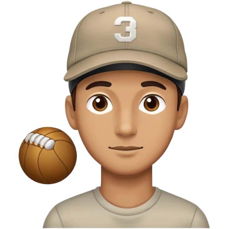 Man with ball cap emoji