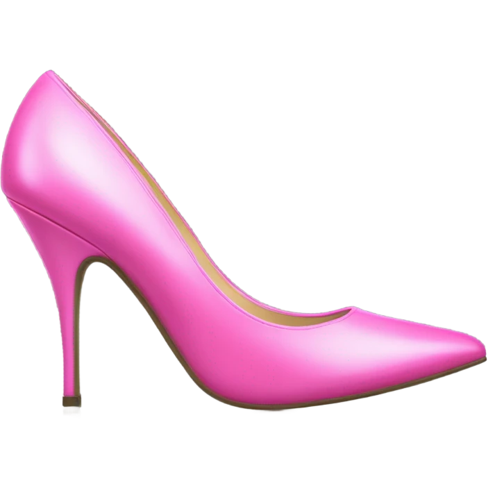 Lv high heels pink emoji