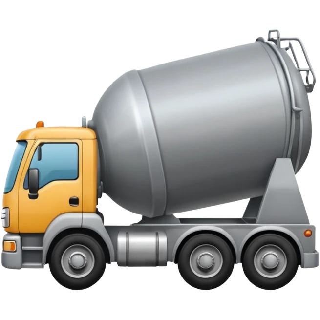 Cement truck emoji