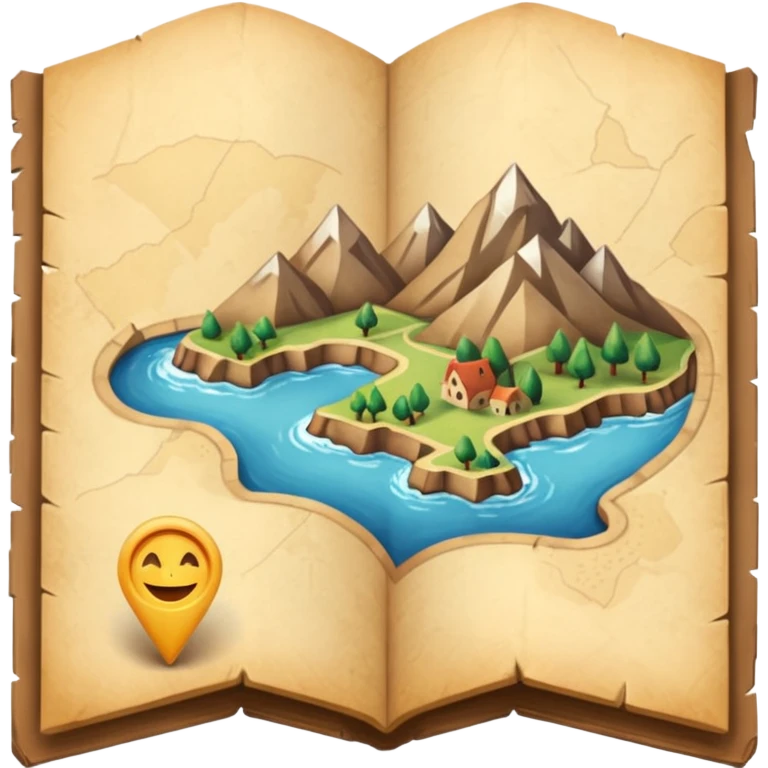 map foldable emoji
