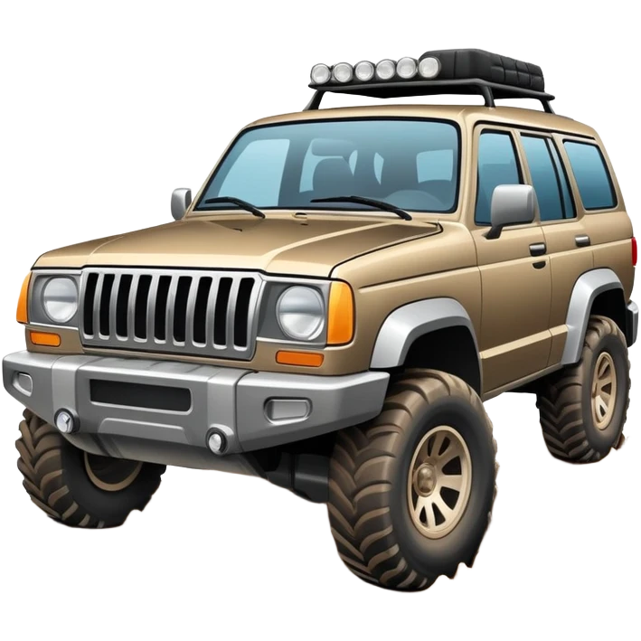 off-road SUV emoji