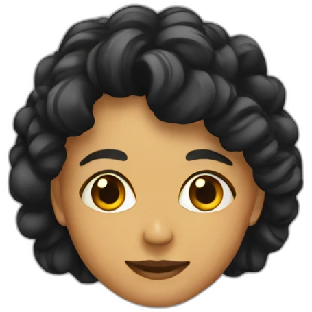 black barrette emoji