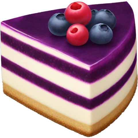 Blueberry Cheesecake  emoji
