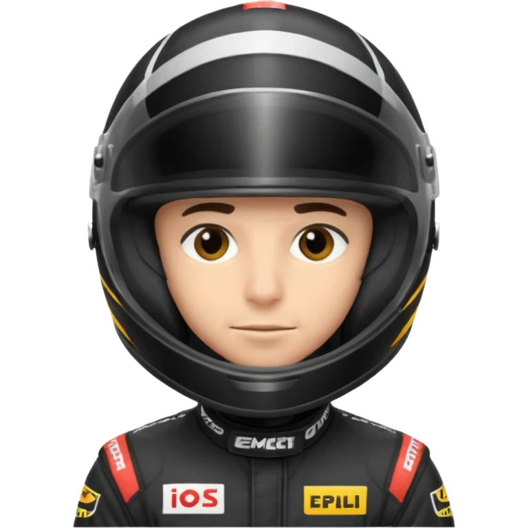 black formula driver emoji
