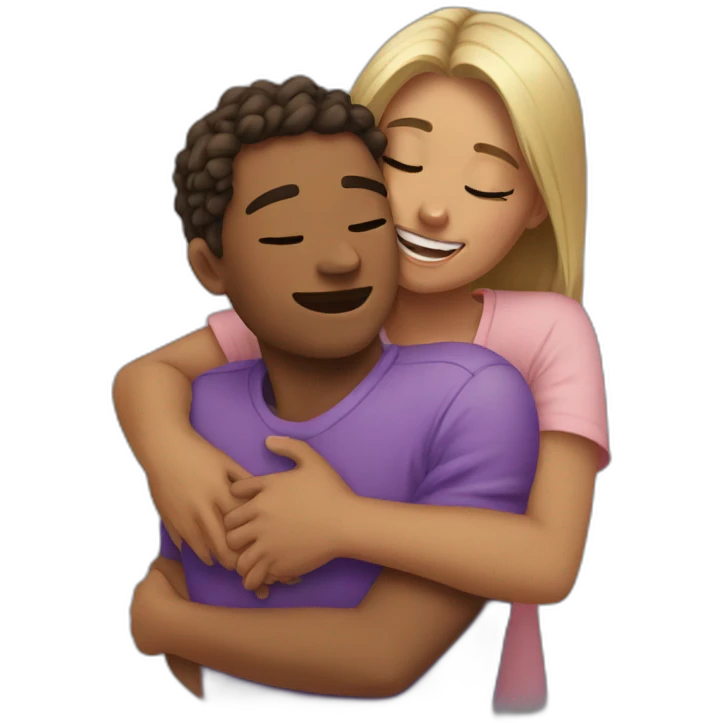 Sister's hug emoji