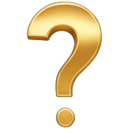 gold exclamation mark emoji