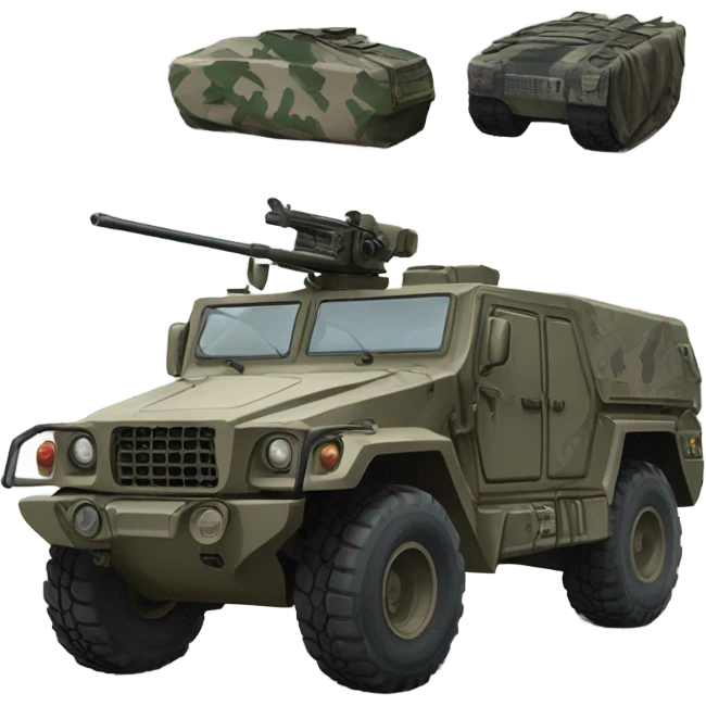 The military car emoji