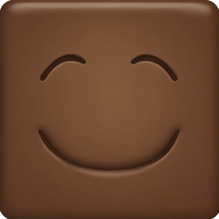 Chocolate brown emoji