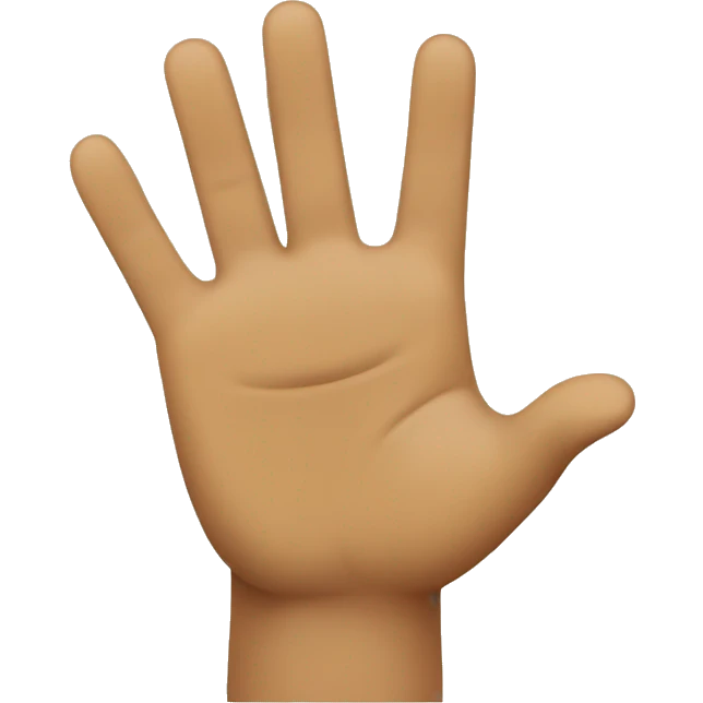 High five by two hands  emoji