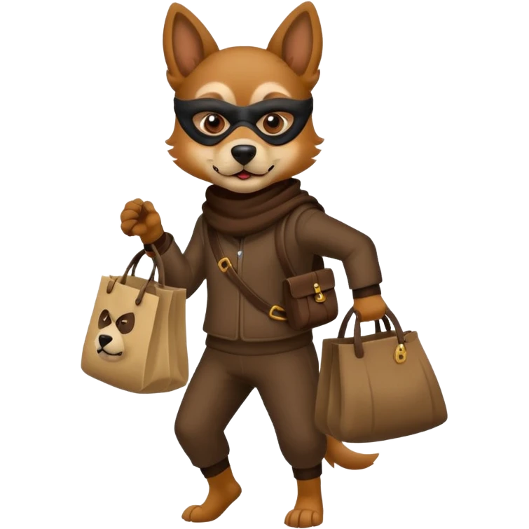 thief dog emoji