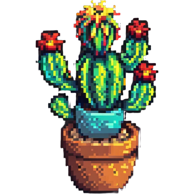 cactus in decorative pot emoji
