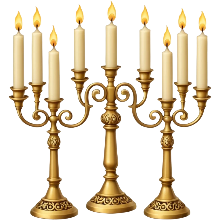 seven candlesticks emoji