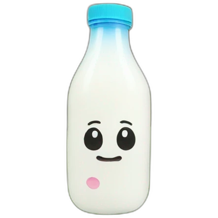 Milk plush on a lawn emoji