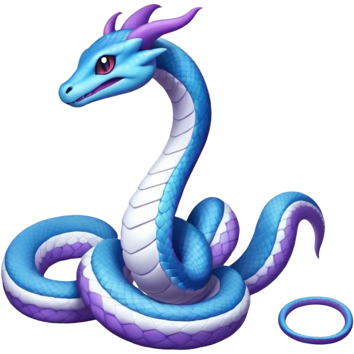 Seviper-Dragonair-Dratini-Snake-hybrid, full body, no legs emoji