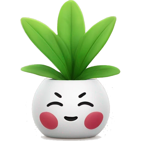 cute thankful plant powered diffuser  emoji